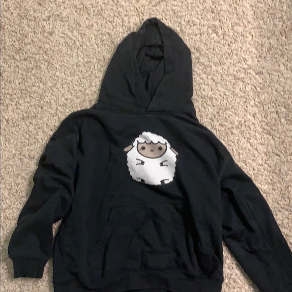 a black lamb hoodie